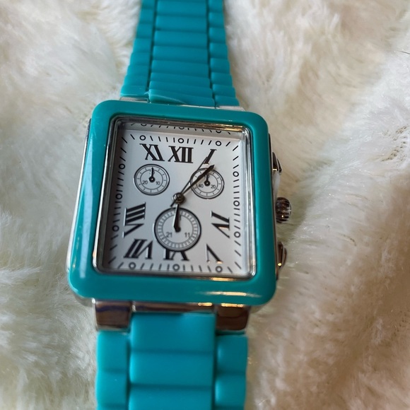 Mspci turquoise jelly silicone watch - Picture 7 of 7